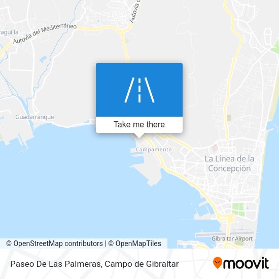 Paseo De Las Palmeras map
