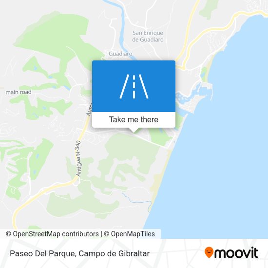 Paseo Del Parque map