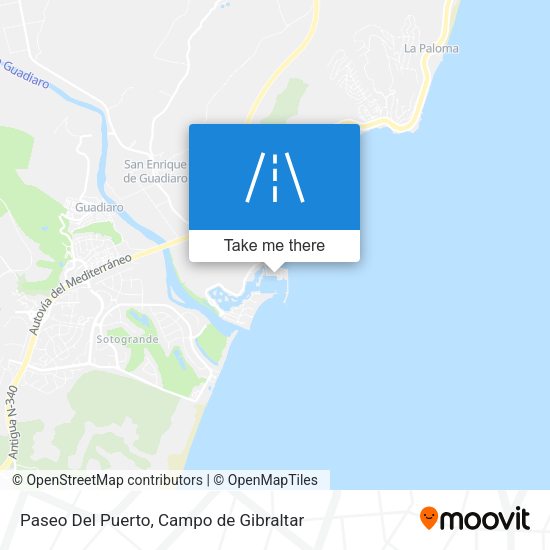 Paseo Del Puerto map