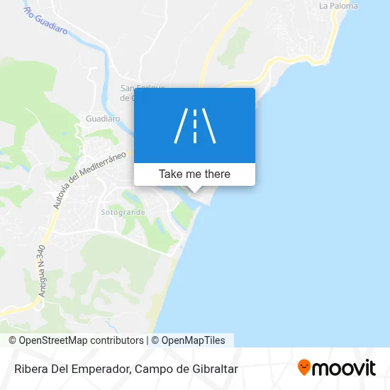 Ribera Del Emperador map