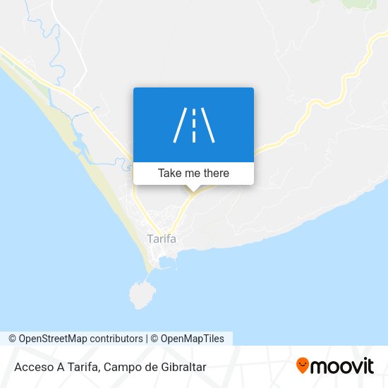 Acceso A Tarifa map