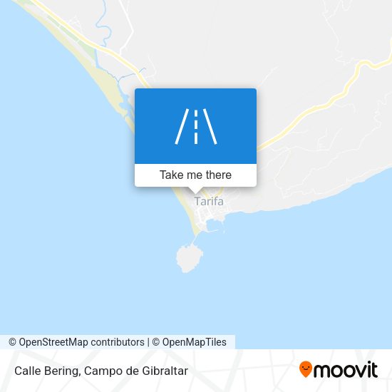 Calle Bering map