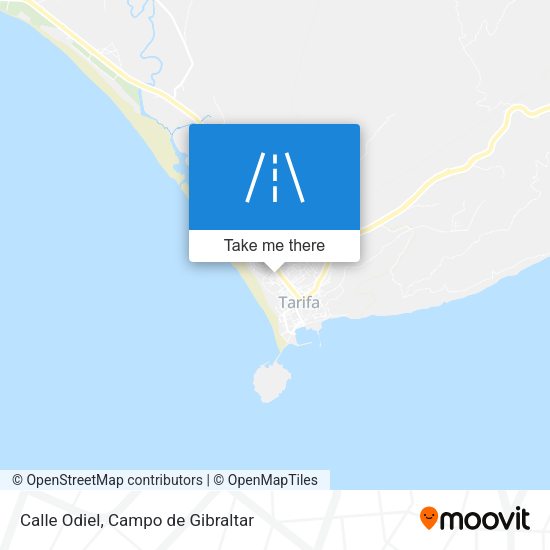Calle Odiel map