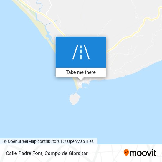 Calle Padre Font map