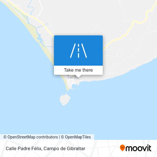 Calle Padre Félix map