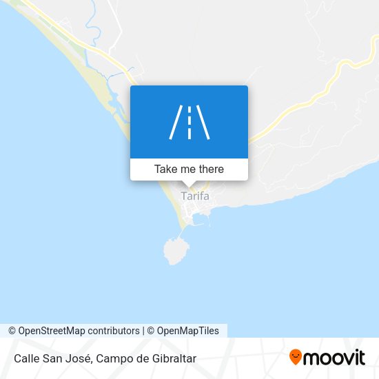 Calle San José map