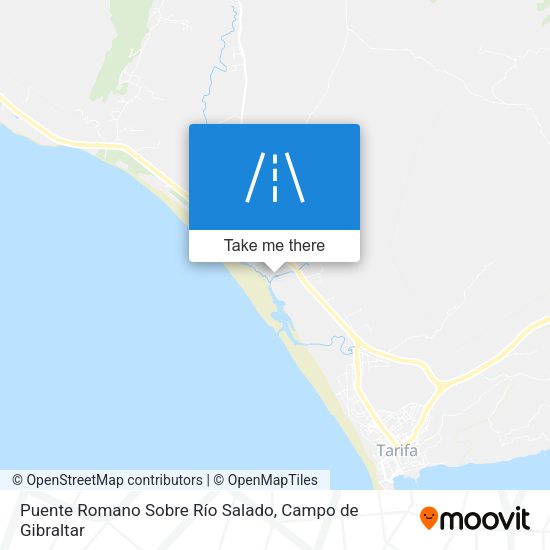 Puente Romano Sobre Río Salado map