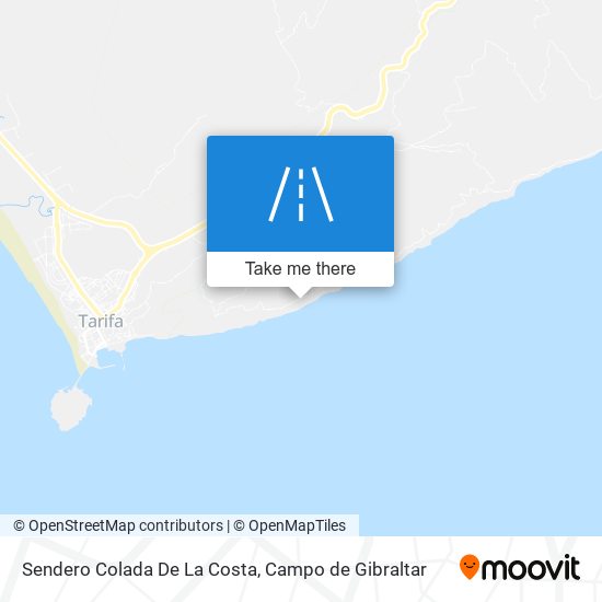 Sendero Colada De La Costa map