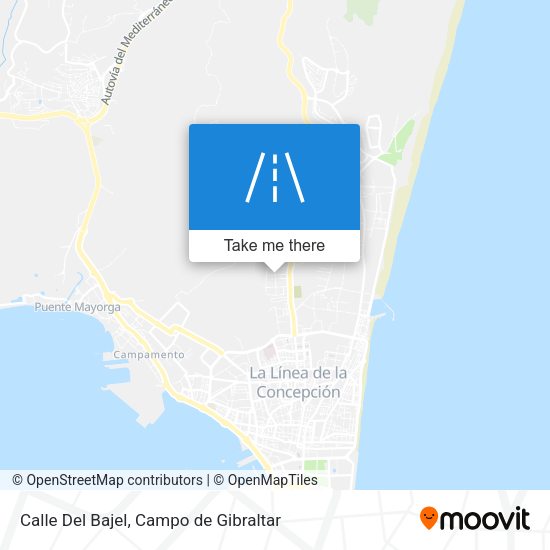 Calle Del Bajel map