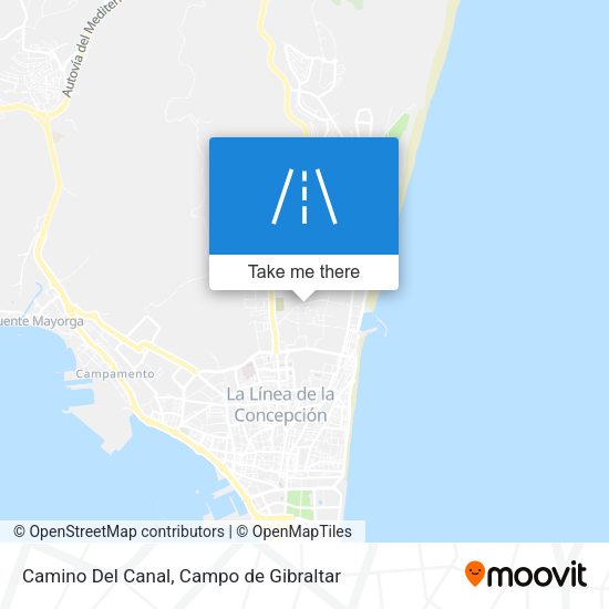 Camino Del Canal map