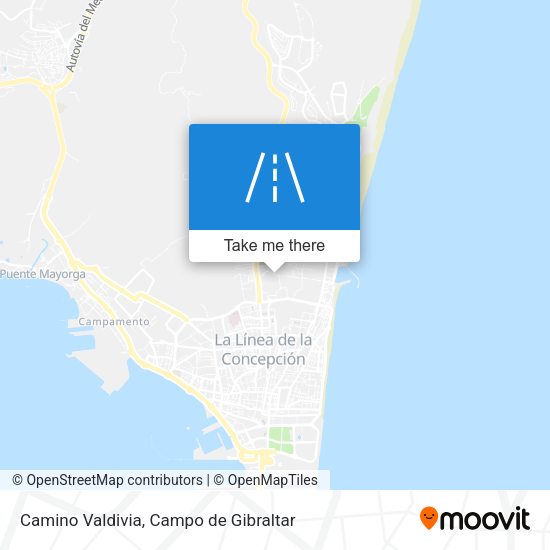 Camino Valdivia map