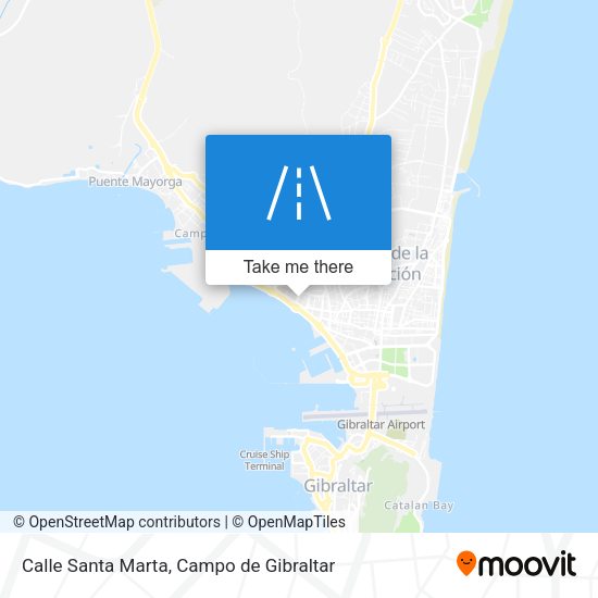 Calle Santa Marta map