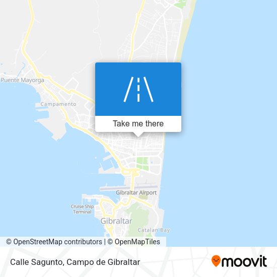 Calle Sagunto map