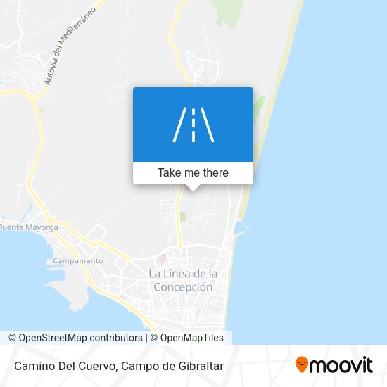 Camino Del Cuervo map