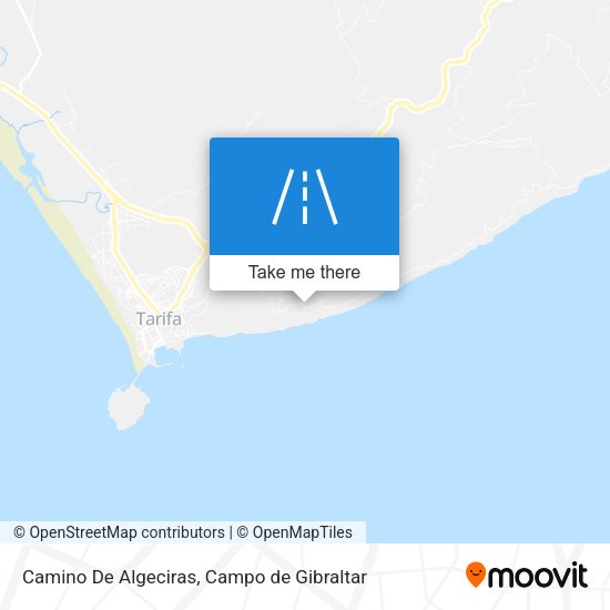 Camino De Algeciras map