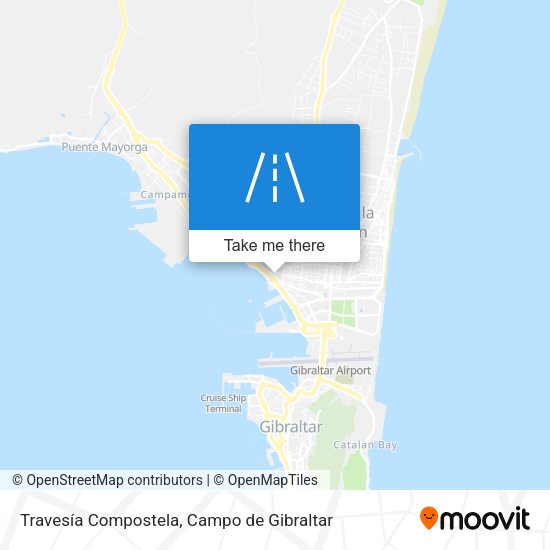 Travesía Compostela map
