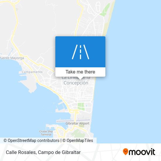 Calle Rosales map
