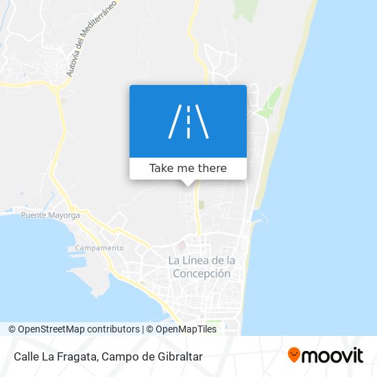 Calle La Fragata map