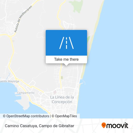 Camino Casatuya map