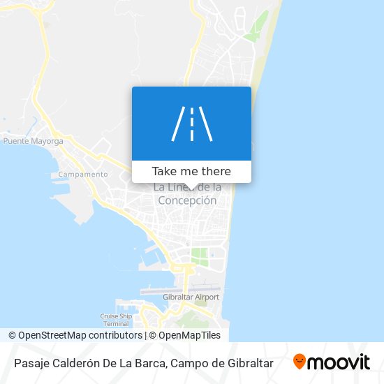 mapa Pasaje Calderón De La Barca
