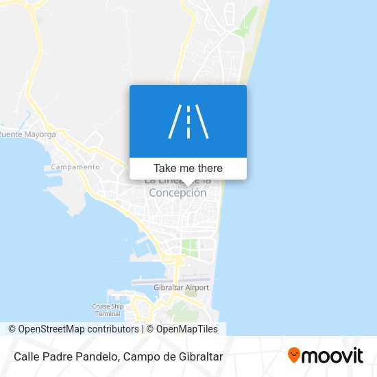 Calle Padre Pandelo map