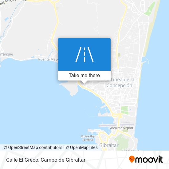 Calle El Greco map