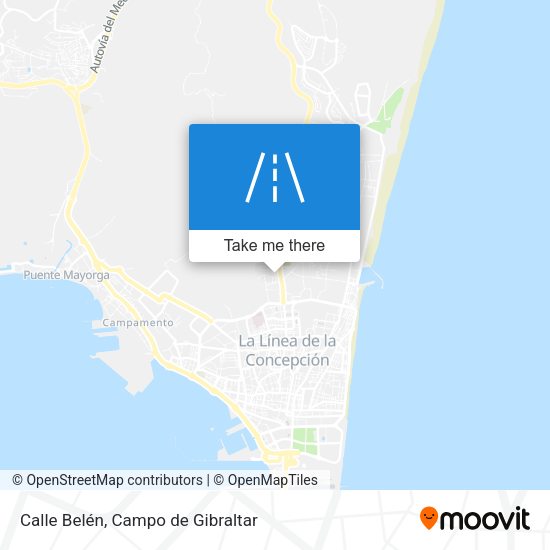 Calle Belén map