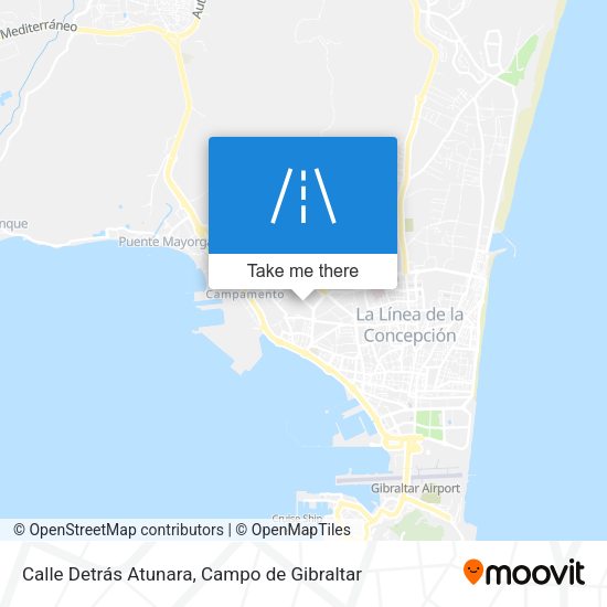 Calle Detrás Atunara map