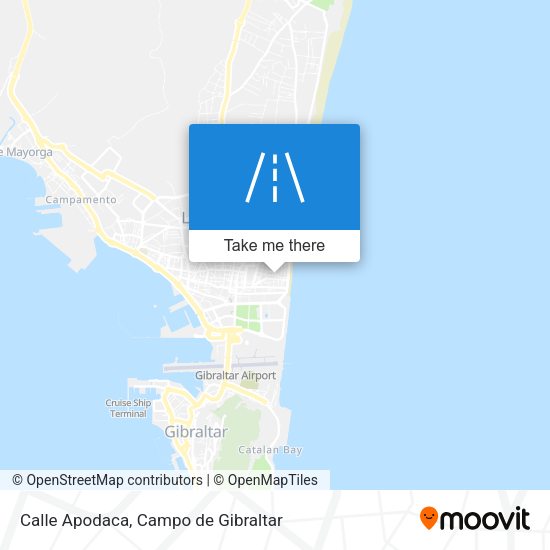 Calle Apodaca map