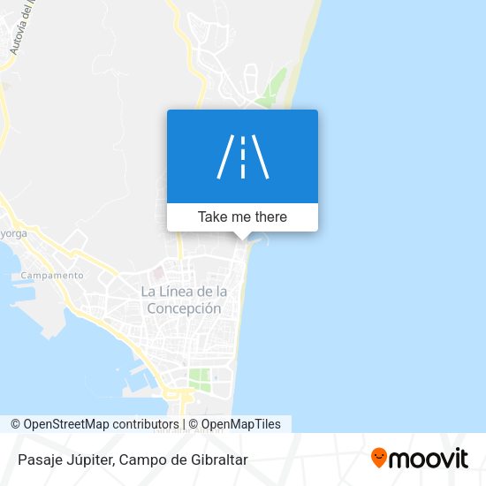 Pasaje Júpiter map