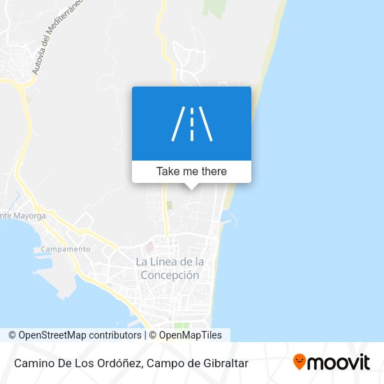 Camino De Los Ordóñez map