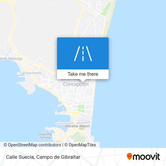 Calle Suecia map