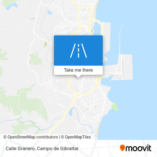 Calle Granero map