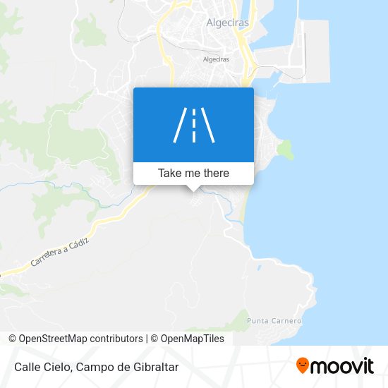 Calle Cielo map