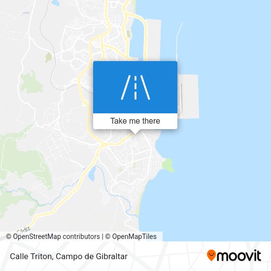 Calle Triton map