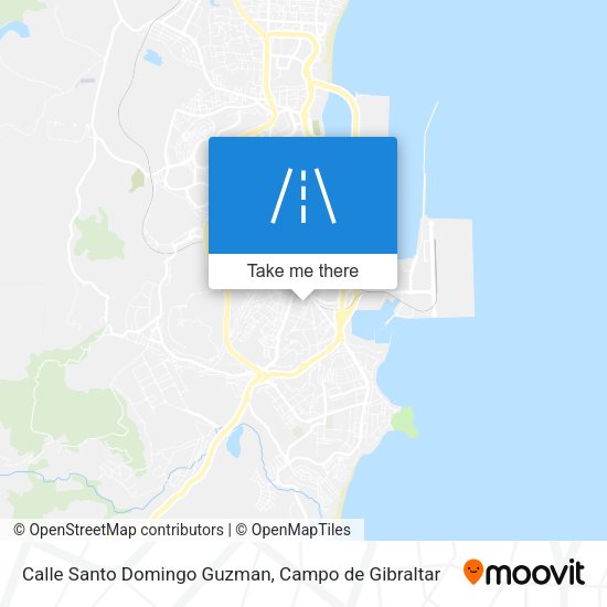 Calle Santo Domingo Guzman map