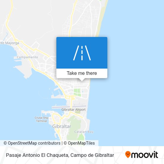 Pasaje Antonio El Chaqueta map