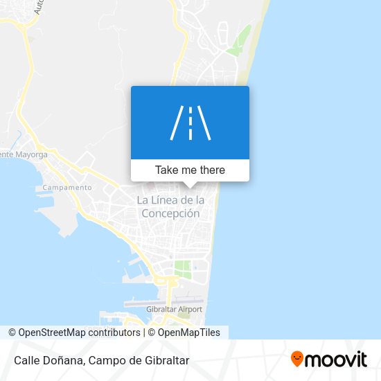 Calle Doñana map