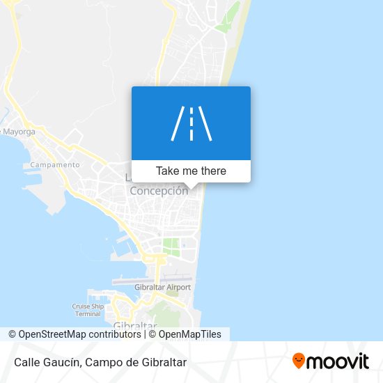 Calle Gaucín map