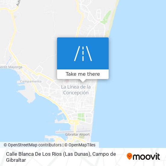 mapa Calle Blanca De Los Ríos (Las Dunas)