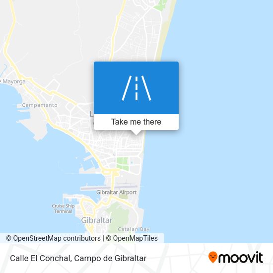 Calle El Conchal map