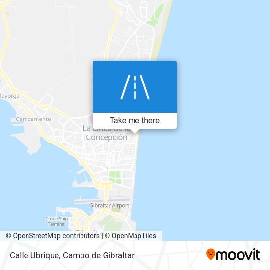 Calle Ubrique map