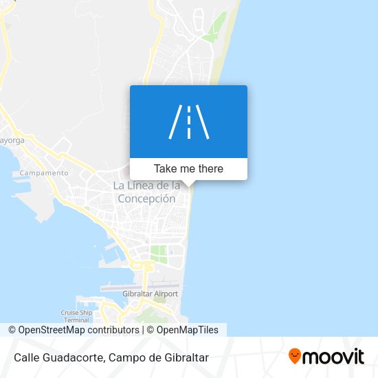 Calle Guadacorte map