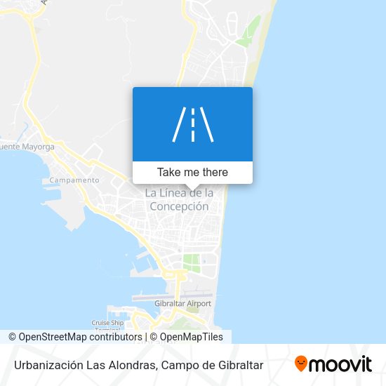 Urbanización Las Alondras map