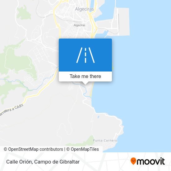Calle Orión map