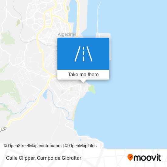 Calle Clipper map