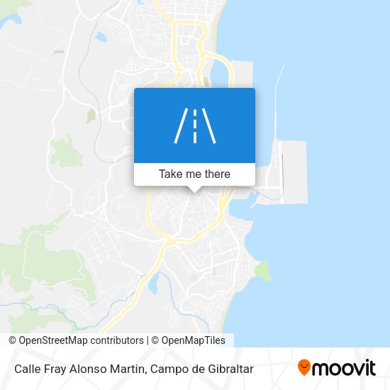 Calle Fray Alonso Martin map