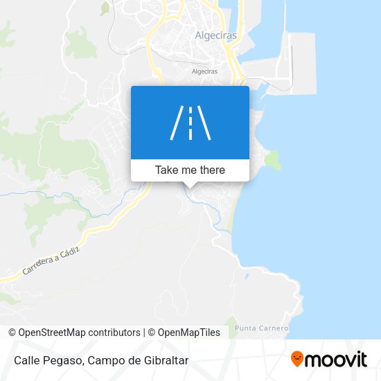 Calle Pegaso map