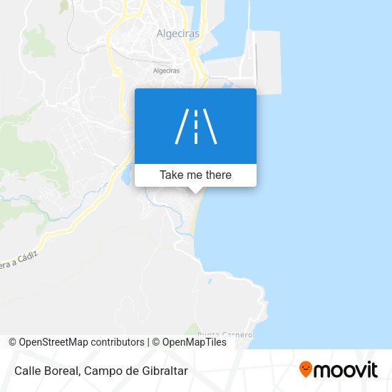 Calle Boreal map
