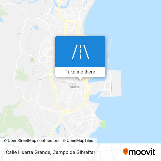 Calle Huerta Grande map